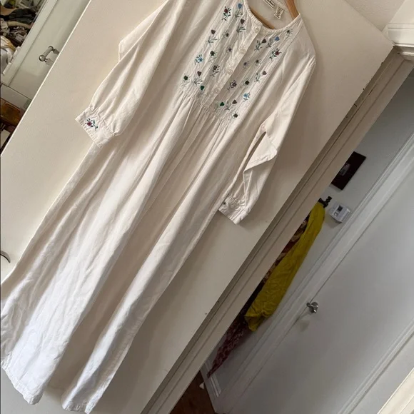 L.L. BEAN Cotton Flannel Nightgown Dress - Picture 6 of 8